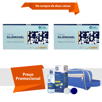 Silidrogel Asférica Com Kit Renu Fresh