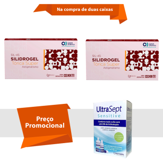 Combo Silidrogel Tórica para Astigmatismo Com Ultrasept Sensitive