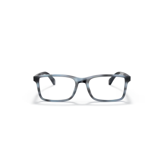 Óculos de Grau Emporio Armani EA 3175 5024 56 e Acetato Azul  listrado