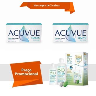 Combo Acuvue Oasys Multifocal Com BioTrue