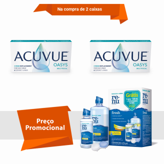 Combo Acuvue Oasys Multifocal Com Renu Fresh