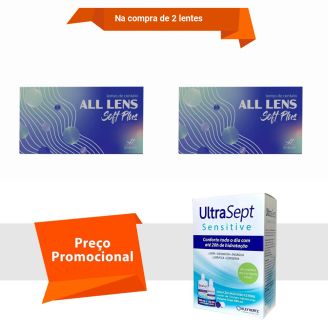 Combo All Lens Soft Plus - Anual Com UltraSept Sensitive