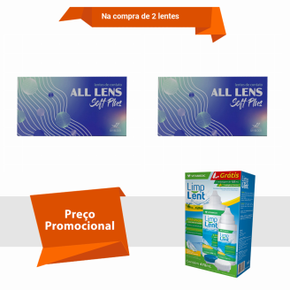 Combo All Lens Soft Plus - Anual Com Limp Lent