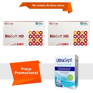 BioSoft HD Tórica para Astigmatismo Com UltraSept Sensitive