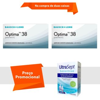 Combo Optima 38 com UltraSept Sensitive