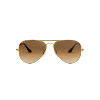 Óculos de Sol Ray-Ban Aviator RB 3025 001/51 Marrom Degradê e Dourado 58