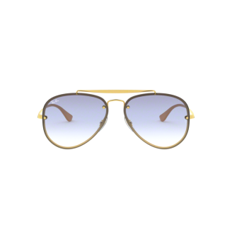 Óculos de Sol Ray-Ban Blaze Aviador 3584 001/19 Azul degradê com Dourado 001-19-61