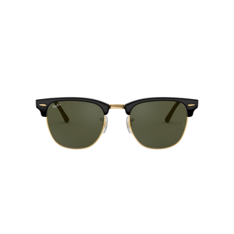 Óculos de Sol Ray-Ban Clubmaster RB 3016L W0365 Verde e Preto/Dourado 51