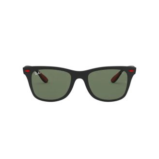 Óculos de Sol Ray-Ban Ferrari RB 4195M F60271 Dark Green e Matte Black 52