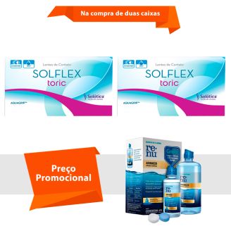 Combo Solflex Toric com Renu Advanced