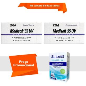 Combo Medisoft 55 Uv com Ultrasept Sensitive