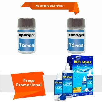 Optogel Tórica para Astigmatismo Com Bio Soak