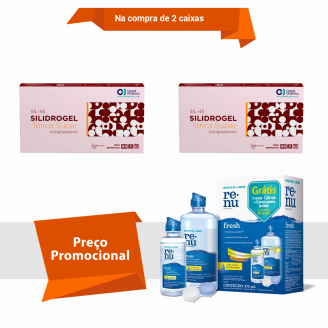 Combo Silidrogel Tórica para Astigmatismo com Renu Fresh