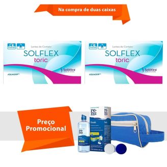 Combo Solflex Toric com Kit Renu Fresh