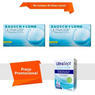 Lente Ultra Multifocal para Presbiopia com Ultrasept Sensitive