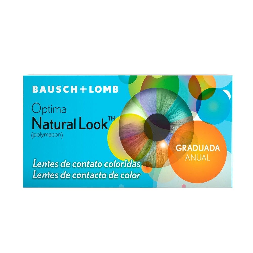 Optima Natural Look com Grau - Lente de Contato Colorida